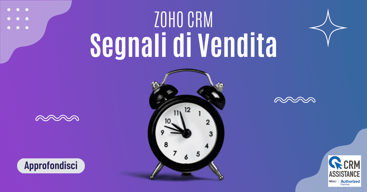 SEGNALI DI VENDITA nel CRM